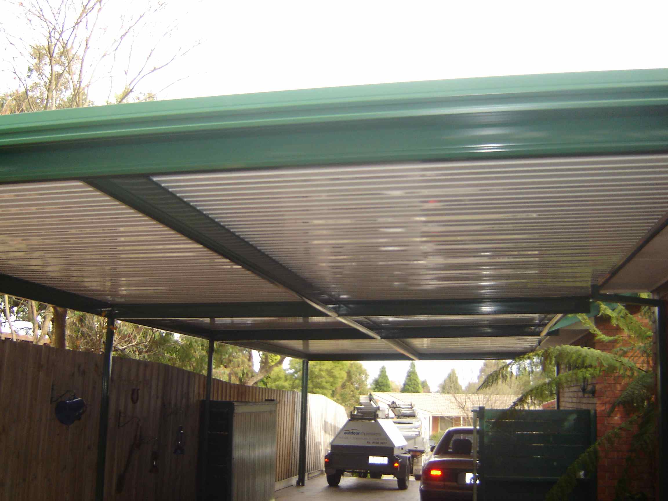 Flat Roof Carport Plans