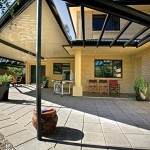 pergola and agled flat roof pergola and agled flat roof