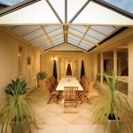 polycarbonate gable with infill